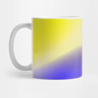 blue yellow white abstract texture Mug